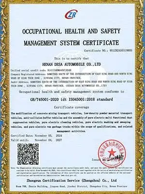 Occupational Health and Safety Management System