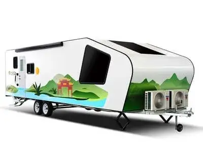 Travel Trailer (Parent Bed+Kids Bed)